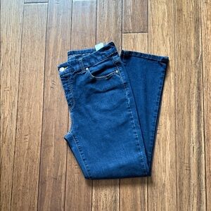 Chico's Dark Blue Straight Leg Jeans